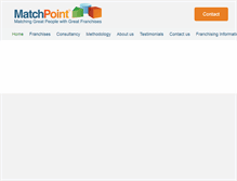 Tablet Screenshot of matchpointnetwork.com